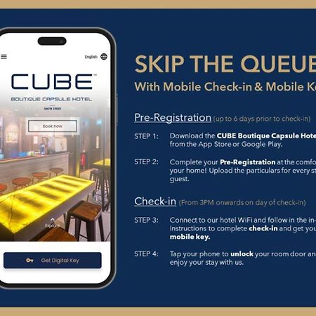 Cube Family Boutique Capsule Hotel At Chinatown Singapore Exteriör bild