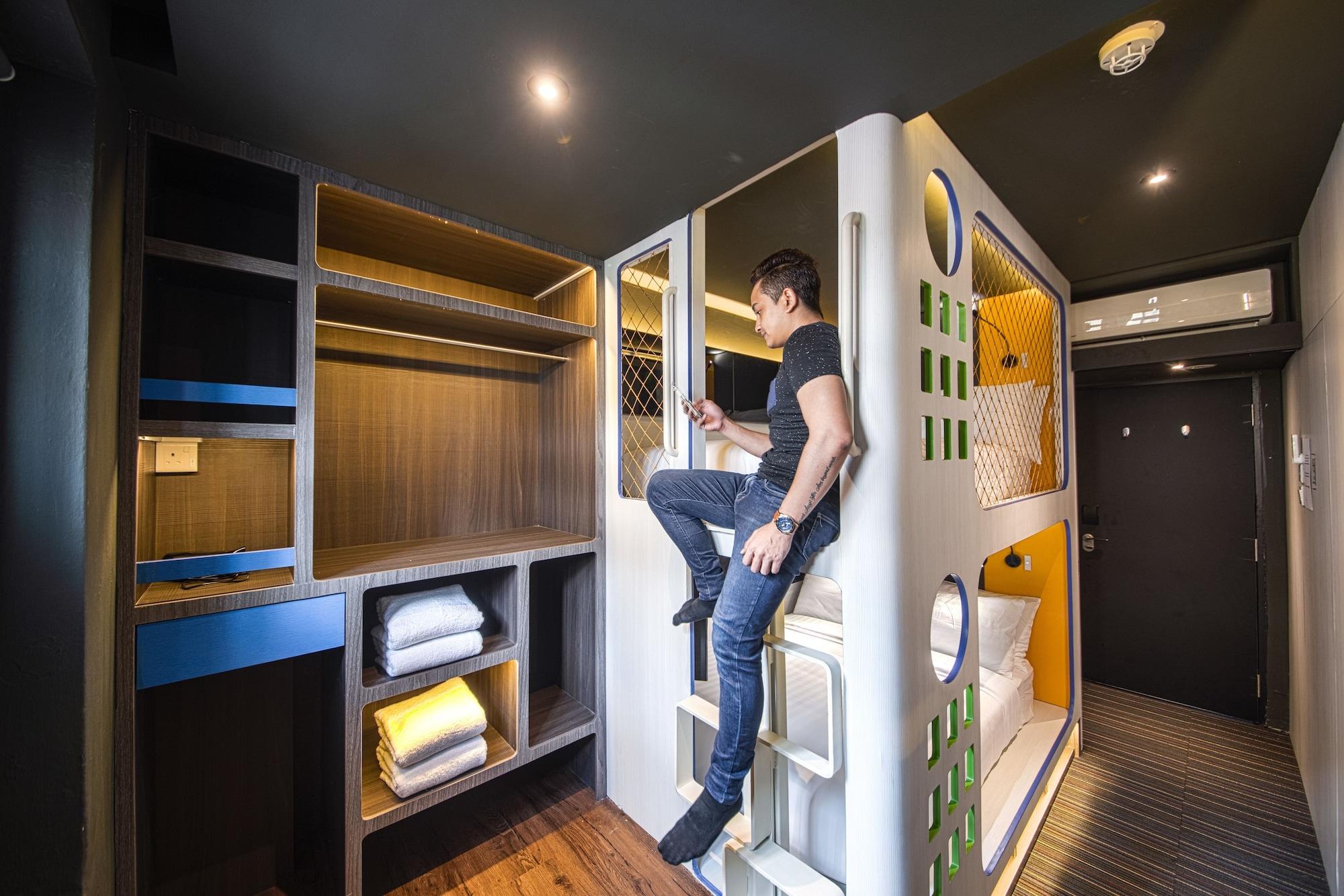 Cube Family Boutique Capsule Hotel At Chinatown Singapore Exteriör bild